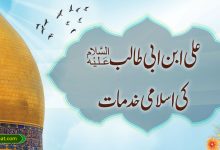علی ابن ابی طالبؑ کی اسلامی خدمات