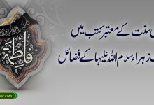 اہل سنت کی معتبر کتب میں حضرت زہراء کے فضائل
