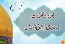 جھاد اور شھادت حضرت علی علیہ السلام کی نگاہ میں