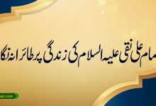 امام علی نقی علیہ السلام کی زندگی پر طائرانہ نگاہ