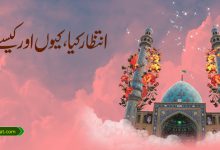 انتظارکیا،کیوں اور کیسے؟