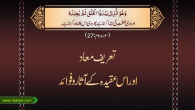 تعریف معاد اور اس عقیدہ کے آثار و فوائد