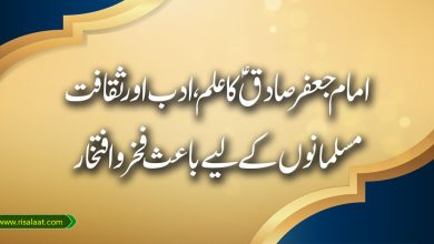 امام جعفر صادقؑ کے علم و ادب و ثقافت؛ مسلمانوں کے لیے باعث فخر و افتخار