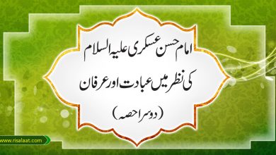 امام حسن عسکری علیہ السلام کی نظر میں عبادت اور عرفان(دوسرا حصہ)