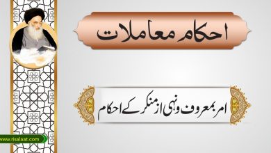 امربمعروف و نہی ازمنکر کے احکام