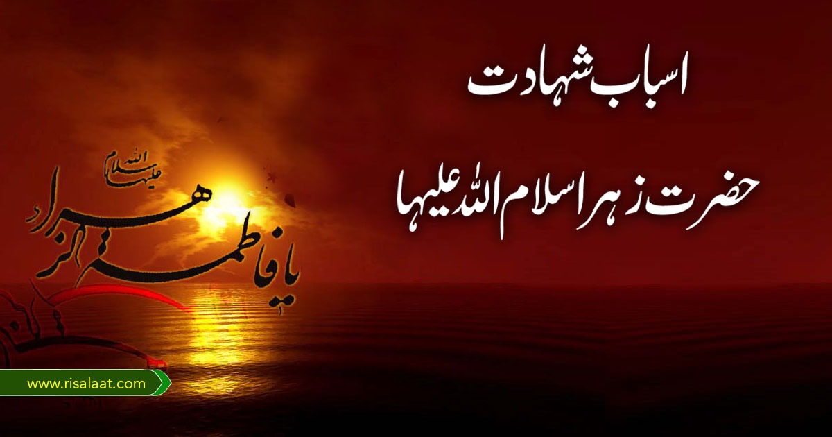اسباب شہادت حضرت زہرا سلام اللہ علیہا