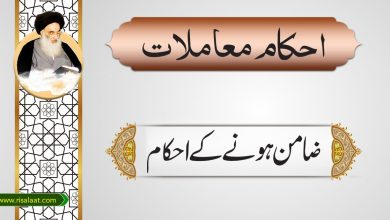 ضامن ہونے کے احکام