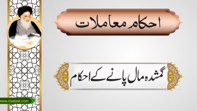 گمشدہ مال پانے کے احکام