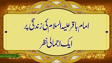 امام باقر علیہ السلام کی زندگانی پر ایک اجمالی نظر